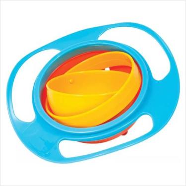 Imagem de Pratinho Potinho Mágico Giratório 360 Infantil Giro Bowl Bebe - Bretal