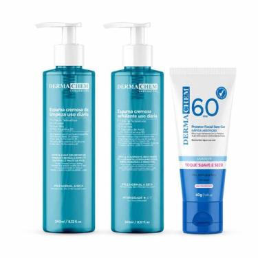 Imagem de Kit dermachem pele limpa protegida e macia