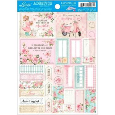 Imagem de Adesivo com Recorte Mon Monde Rose - ADL-019 - Litoarte