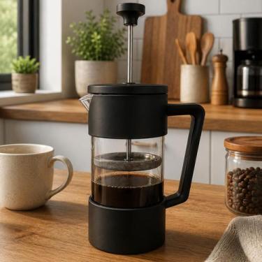 Imagem de Prensa Francesa Francesa 350 Ml Café Expresso Leito Cremoso - BSAN SHO