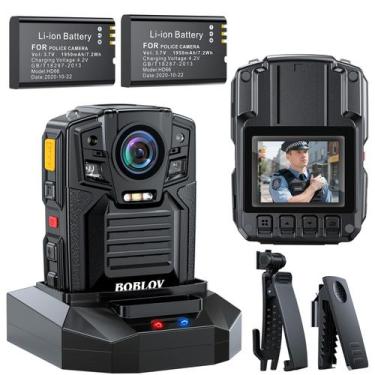 Imagem de Câmera corporal BOBLOV D7 2K 256 GB GPS IP67 à prova dágua