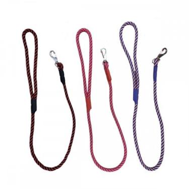 Imagem de Guia Para Caes Tati Corda Rolica Soft Colors 8Mm X 100Cm - Kit C/6 Pec
