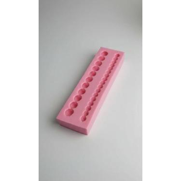 Imagem de Molde Silicone Pérolas Confeitaria Artesanato - Congratulations Store
