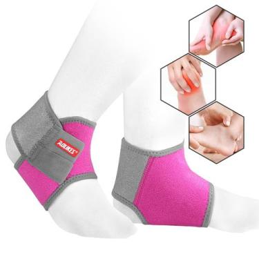 Imagem de Munhequeira Ajustável para Tornozelo Juvenil COZYEXPR Neoprene 2 Peças