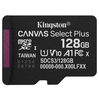 Imagem de Micro sd 128gb kingston canvas select plus 150mb/s