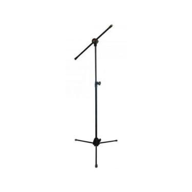 Imagem de Pedestal para Microfone PMG-10 com Altura Ajustável em Aço Preto Saty