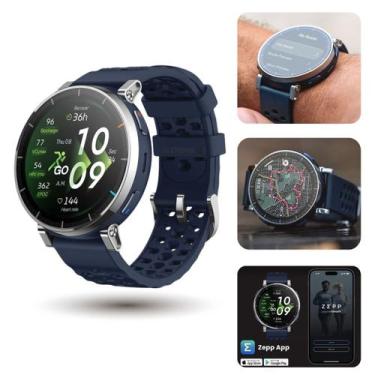 Imagem de Relógio Smartwatch Amazfit Active 3 Premium A2559 Atlas Blue GPS 5ATM 