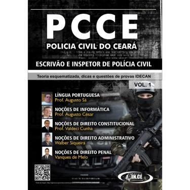 Imagem de .. Apostila escrivão E inspetor de Polícia Civil Ceará - pcce - Apenas volume 1 - 2021