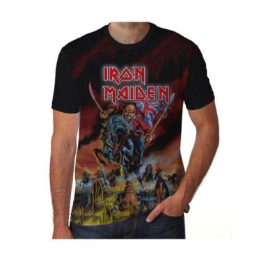 Imagem de Camiseta Iron Maiden Estampa Total - Tritop Camisetas