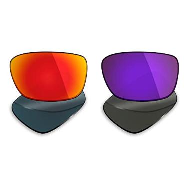 Imagem de 2 pares de lentes polarizadas de substituição da Mryok para óculos de sol Oakley Drop Point – Opções