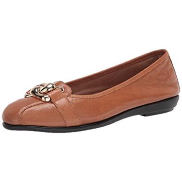 Imagem de Aerosoles Sapatilha feminina Bristol Ballet, Couro bronzeado, 36