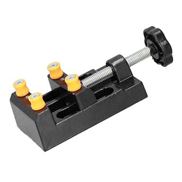 Imagem de Braçadeira de prensa de broca, plana portátil faça você mesmo com abertura de mesa paralela torno para polimento para perfuração