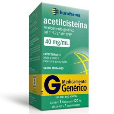 Imagem de Acetilcisteina 40mg/ml Genérico Eurofarma EUROFARMA