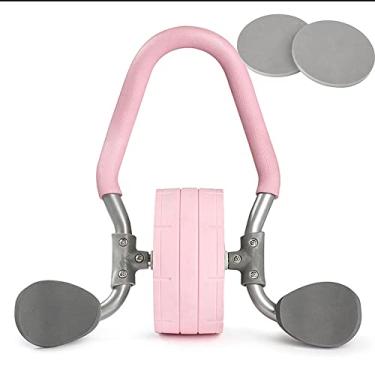Imagem de Easy Abdominal Muscle Muscle Trainer Home Fitness Ab Rollers Workout Dispositivo Esportivo,Pink