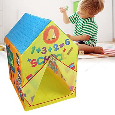 Imagem de Barraca infantil para uso interno, ampla barraca dobrável para meninos e meninas, para casa e quintal