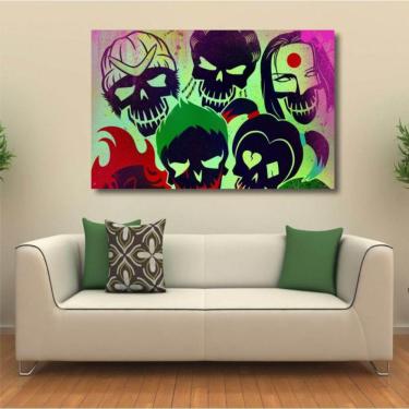 Imagem de Quadro decorativo Esquadrão Suicida - Tela em Tecido 3