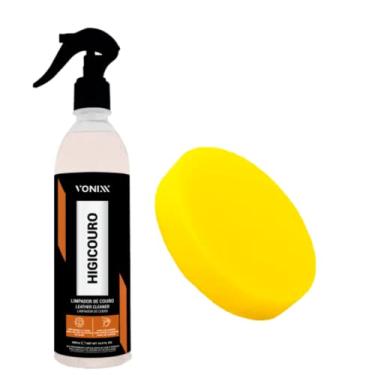 Imagem de Kit Higicouro Limpador de Couro Vonixx - Espuma Aplicadora Detailer