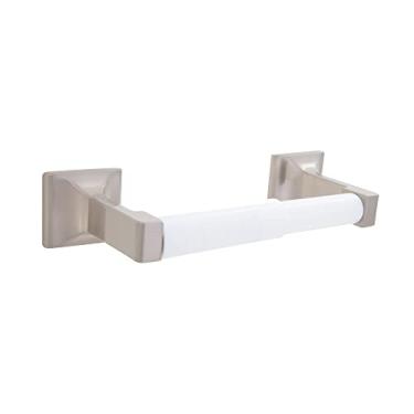Imagem de Suporte de papel higiênico Millbridge Suporte de parede - Suporte de papel higiênico de banheiro de níquel acetinado, suporte de rolo de papel higiênico clássico, Design House 539171