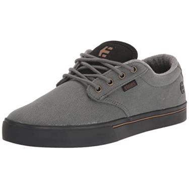 Imagem de Etnies Jameson 2 ECO Tênis de skate masculino, Cinza/ouro/preto, 8.5