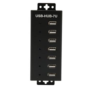 Imagem de HUB USB 2.0 de 7 portas de grau industrial, adaptador de hub de expansão de hub multi-interface, HUB USB de 7 portas de tecnologia MTT, suporte para sistema operacional para Linux para Windows 11(#2)