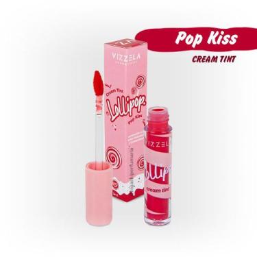 Imagem de Cream Tint Batom Cremoso Hidratante Para Lábios Lollipop Vizzela Com Á