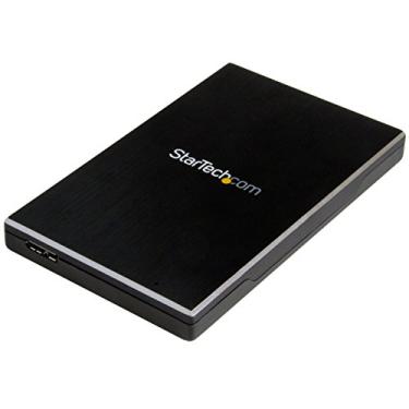 Imagem de StarTech. com USB 3.1 (10 Gbps) Geração 2 Gabinete de disco rígido externo para unidades SATA de 2,5 polegadas - Gabinete de disco rígido portátil (S251BMU313)