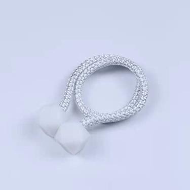 Imagem de suportes de cortina Instale a cortina de atração magnética sem prendedor magnético acessórios de alça de cortina prendedor de cortina corda de ligação, T1,1 Pcs