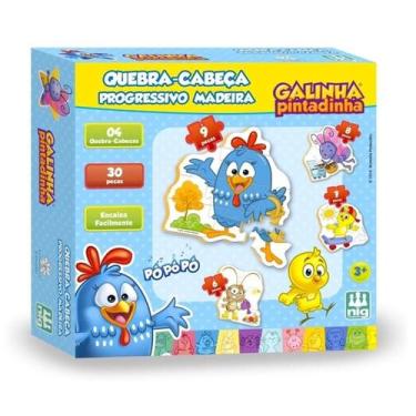 Quebra-Cabeça - Galinha Pintadinha - Grandinho - 28 Peças - Toyster