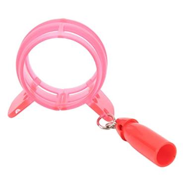 Imagem de Forro de Bola de Golfe, Forro de Linha de Bola de Golfe Fácil de Alinhar Ferramenta de Marcação ABS de 360 ​​graus para Playground (Vermelho)