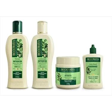 Imagem de kit 1 Shampoo 1 Condicionador 1 Banho creme Jaborandi 250 ml 1 Tonico