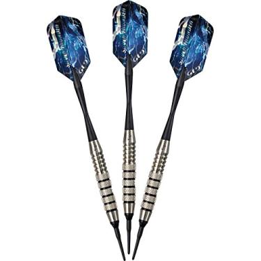 Imagem de Viper by GLD Products Dardos unissex Viper Silver Thunder Soft Tip 5 faixas serrilhadas 18 gramas, preto, gramas EUA
