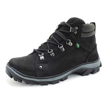 Imagem de Coturno Adventure para trilha couro cor preto Pierrô (44)