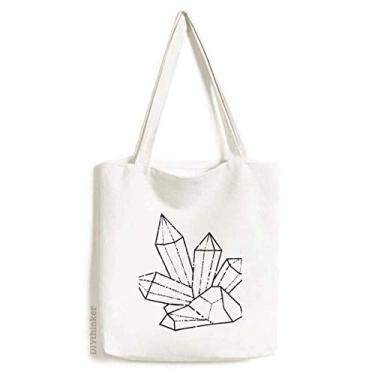 Imagem de Brown Star Crystal Universe Sky Fantasy sacola de lona bolsa de compras casual bolsa de mão