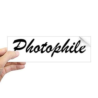 Imagem de DIYthinker Adesivo retangular de foto com palavras elegantes para notebook, janela