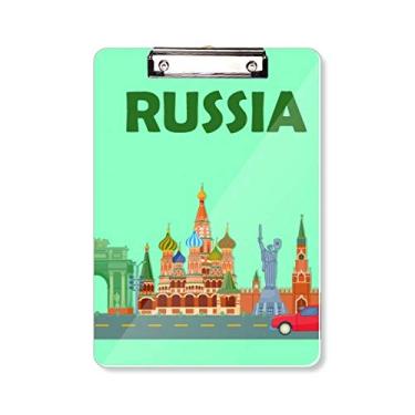 Imagem de Kremlin Escultura Rússia Graffiti Prancheta Pasta de Escultura Placa de Apoio A4