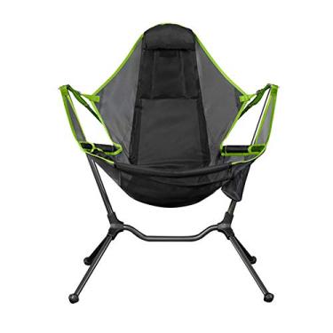 Imagem de C/H Cadeira dobrável ultraleve para acampamento, com suporte de vidro e bolso de armazenamento, portátil e compacta para acampamento ao ar livre, viagens, praia, piquenique, festival, caminhadas, mochila leve