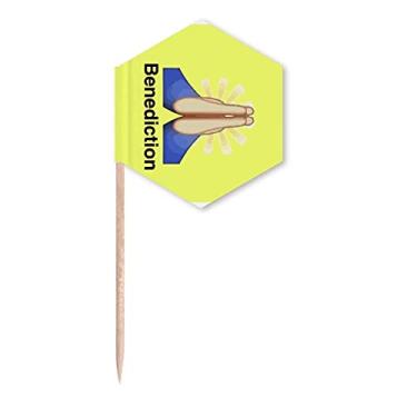 Imagem de Abessing Prayer Expression Hands Palito Flags Cupcake Picks Party Celebration