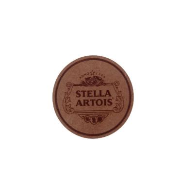 Imagem de Porta Copo Stella Artois Natural Mdf
