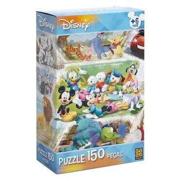Imagem de Quebra-Cabeça Puzzle Disney 150 Peças Grow - 02448