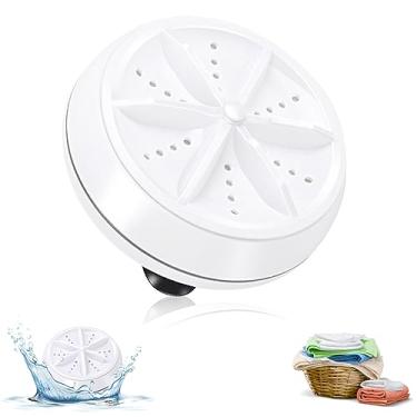 Imagem de Mini Máquina De Lavar Roupas Panos No Balde Usb Portátil 1kg Lavadora USB Portátil Limpeza Automática