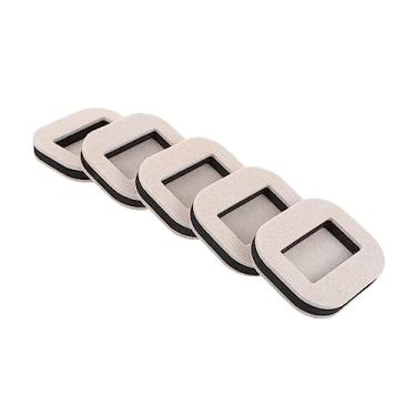 Imagem de Uonlytech Almofada De Fixação De Rolos De Cadeira De Escritório Com Rodas De Rodízio 5 Peças Almofadas De Feltro Para Almofadas De Feltro Para Cadeiras De Móveis Rolhas De