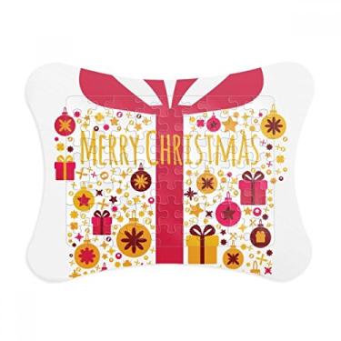 Imagem de Moldura de quebra-cabeça transparente com estampa de festival, enfeite de jogo de quebra-cabeça