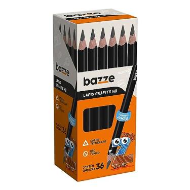 Imagem de Lapis Grafite Bazze Hb Jumbo Triangular Caixa 36 Unidades