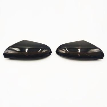 Imagem de 2 pçs luz de espelho lateral led para carro luz indicadora dinâmica de seta para Dodge Ram 1500 2500 2009 2010 2011 2012 2013 2014-Smoke