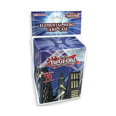 Imagem de Konami - Caixa de Deck para Cartas de TCG - Yu-Gi-Oh! Capa para cartas de herói elemental do jogo (TCG), material durável