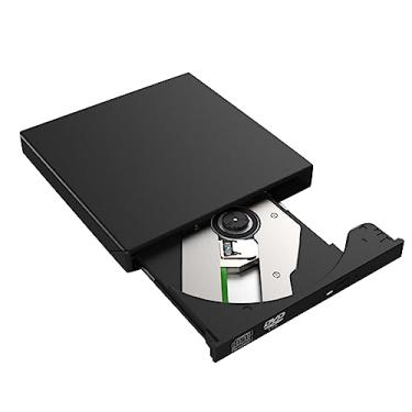 Imagem de DAGIJIRD Unidade de DVD externa, leitor de CD USB 2.0 DVD RW Drive para laptop, notebook, PC, desktop
