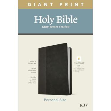 Imagem de KJV Personal Size Giant Print Bible, Filament Enabled Edition (Leatherlike, Black/Onyx): KJV, Black/Onyx, Leatherlike, Filament Enabled, Personal Size Giant Print Bible