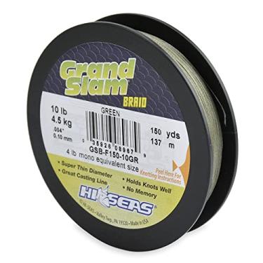 Imagem de Hi-Seas, Grand Slam trançado, verde, teste de 4,5 kg, 137 m (137 m)