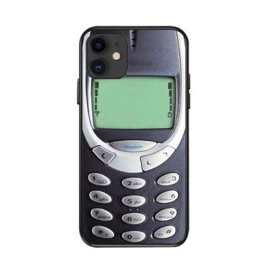 Imagem de YHan Capa para iPhone 13 Pro Max, Design retrô Nokia com elemento 3D Kawaii, TPU e Policarbonato, Proteção total do corpo e cantos acolchoados