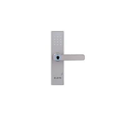 Imagem de Fechadura Eletrônica Digital De Embutir Com Biometria Elsys, Prata - ESF-DE2000B
